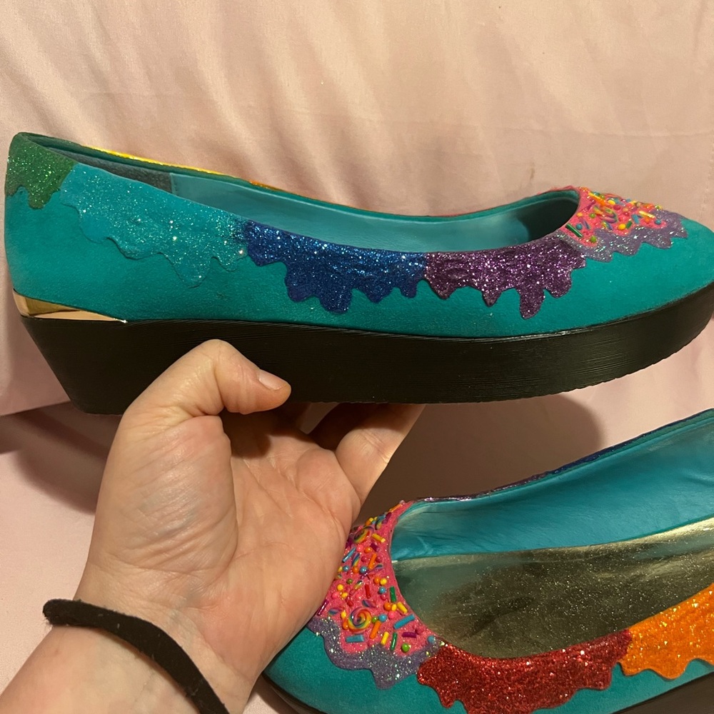Cute Handmade Candy low wedges - Picture 5 of 16